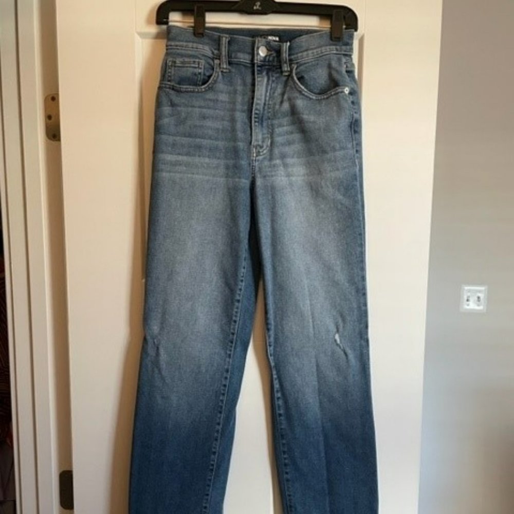 FASHION NOVA High Waisted Split Leg Jeans